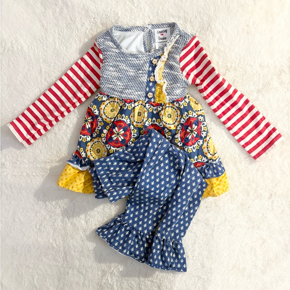 Counting Daisies Matching Pant Set